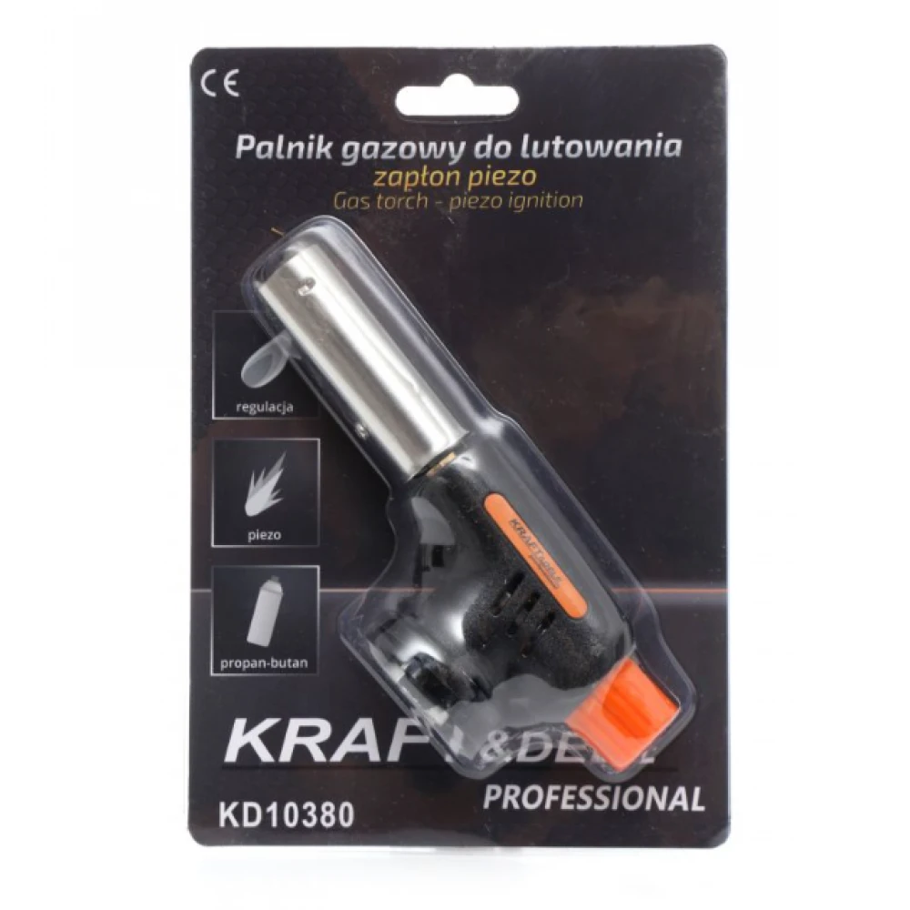 Газова горелка с автоматично пиезо запалване - KD10380