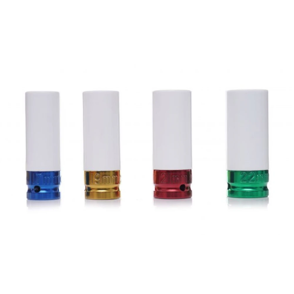 Гнезда за джанти 17/19/21/22 мм комплект 1/2" - KRAFT & DELE KD10523