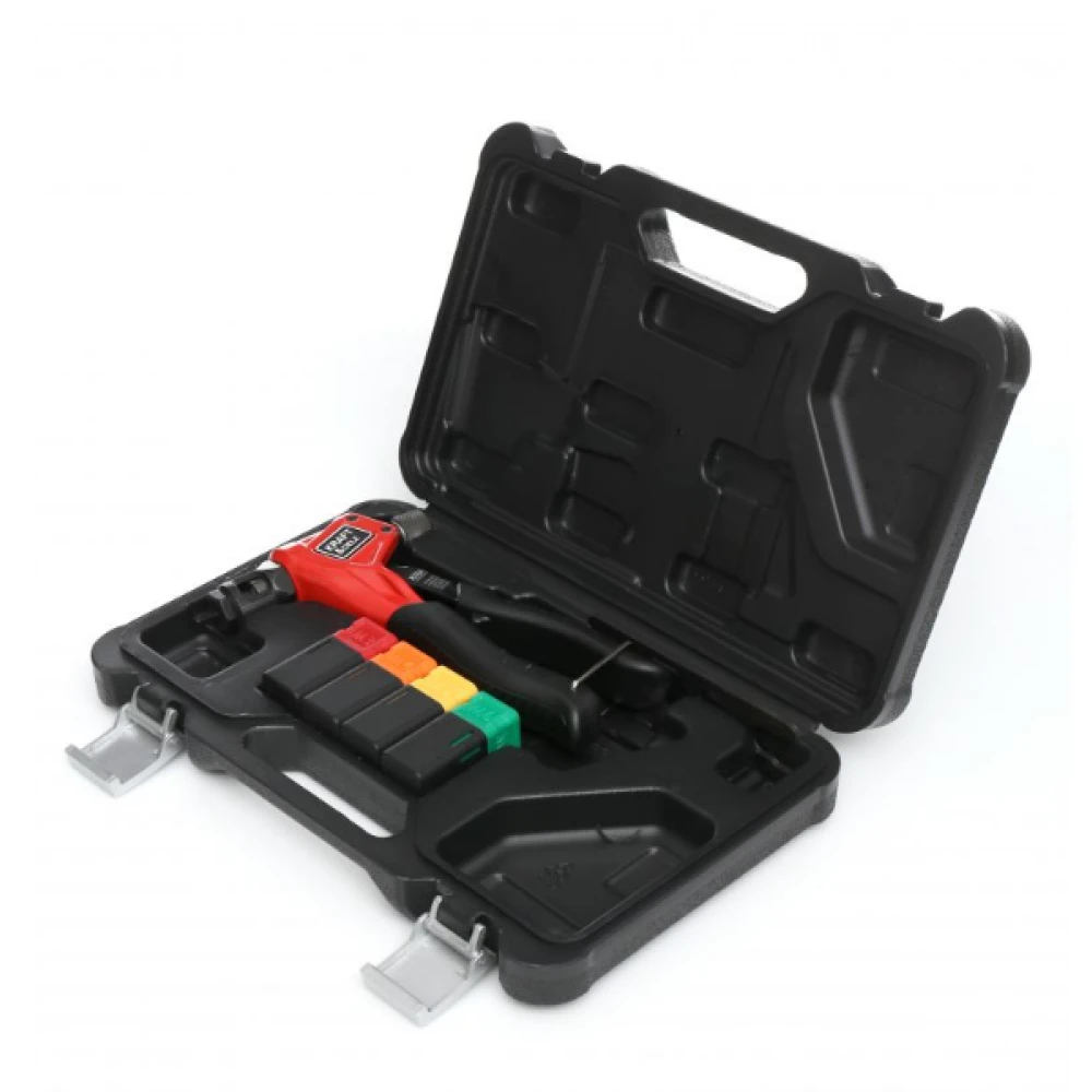 Ръчна нитачка за нит гайки с 4 накрайника, М3 - М6, 200 мм - KD10551