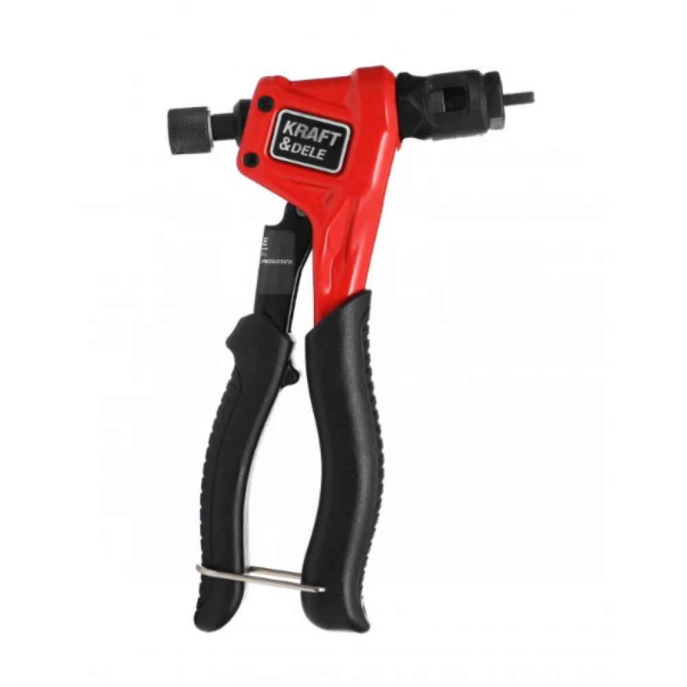 Ръчна нитачка за нит гайки с 4 накрайника, М3 - М6, 200 мм - KD10551