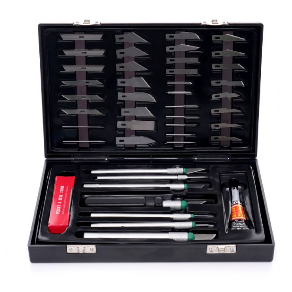 Комплект фини резци за моделиране, 56 бр. - KD10595