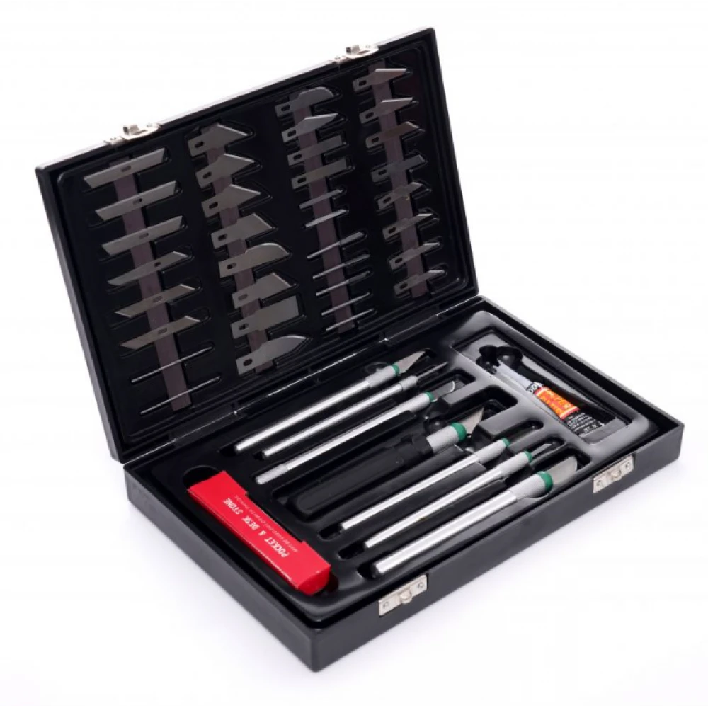 Комплект фини резци за моделиране, 56 бр. - KD10595