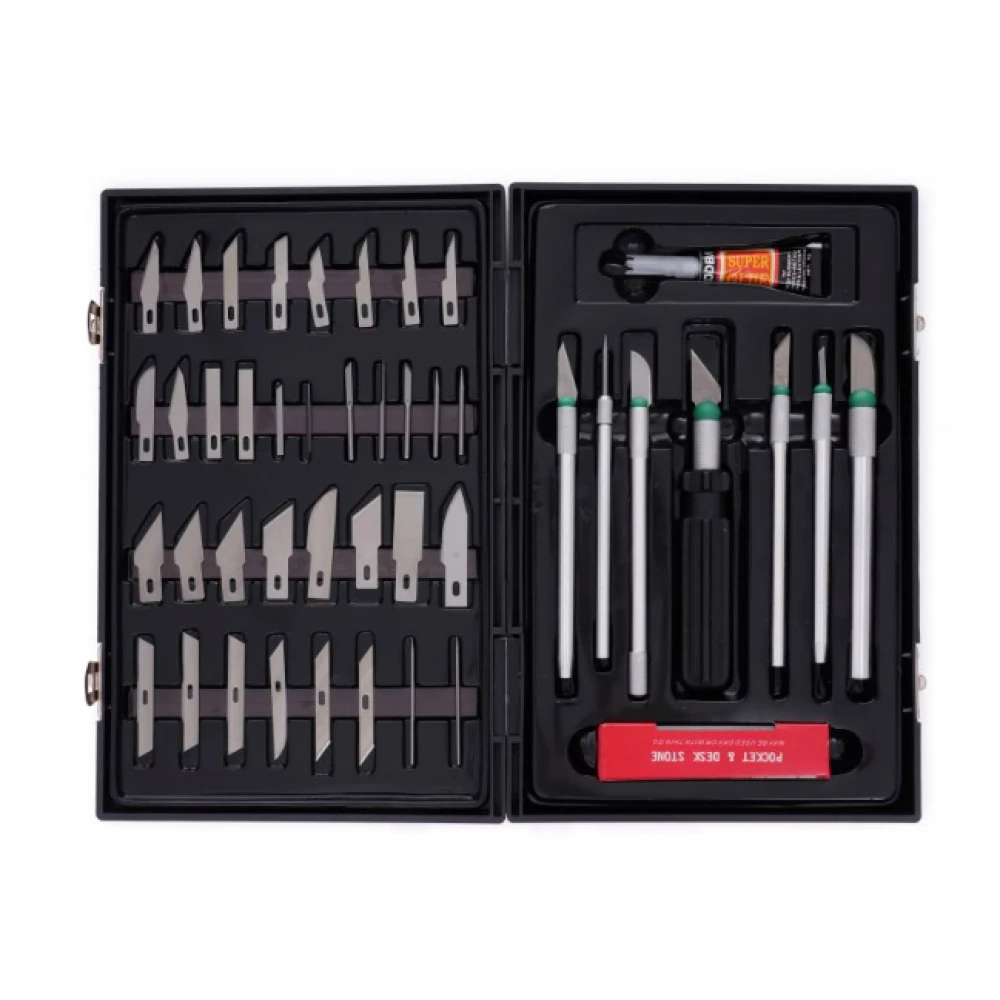 Комплект фини резци за моделиране, 56 бр. - KD10595