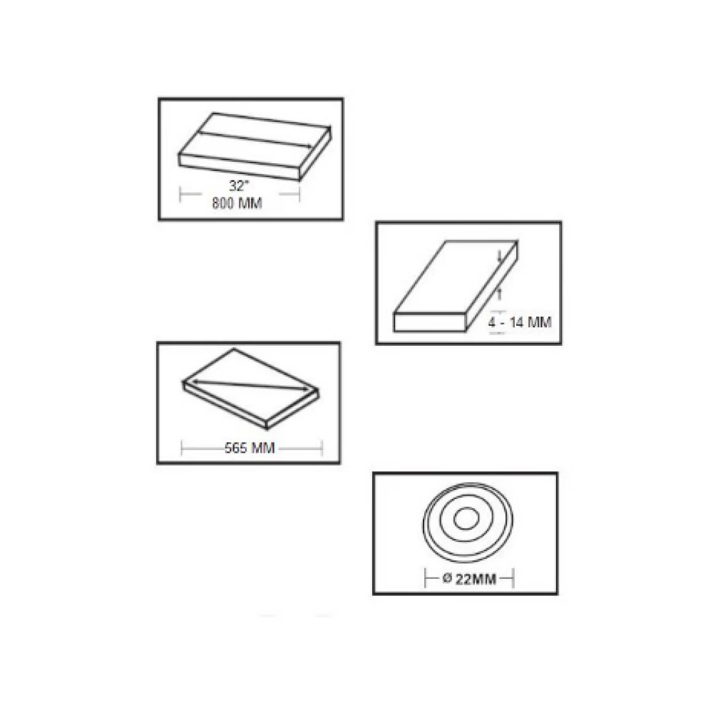 Електрическа резачка за плочки, 800 мм - KD10675