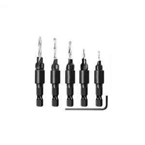 Комплект свредла за дърво с фрезник, 5 бр., 1/4" - KD10796