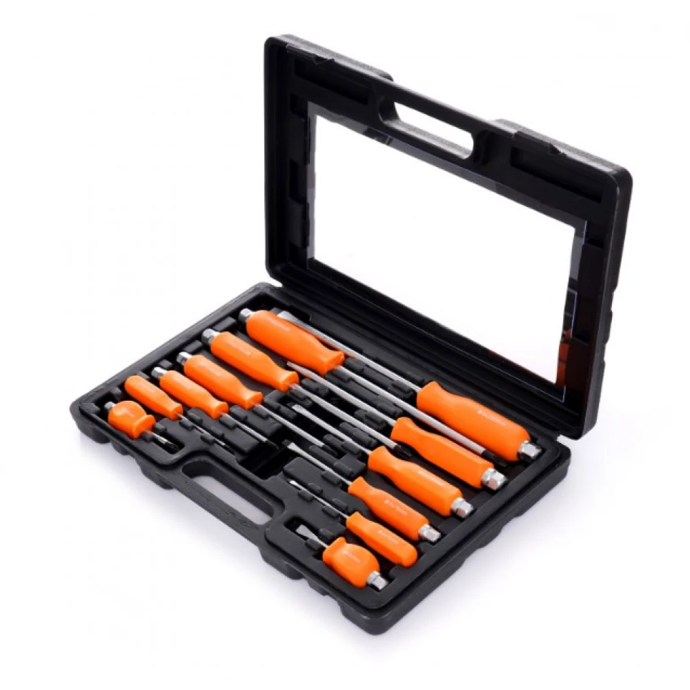 Ударни отвертки от хром-ванадиева стомана, 12 бр. - KD10946