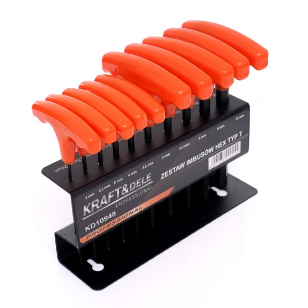 Шестостенни отвертки, 10 бр. - KD10948