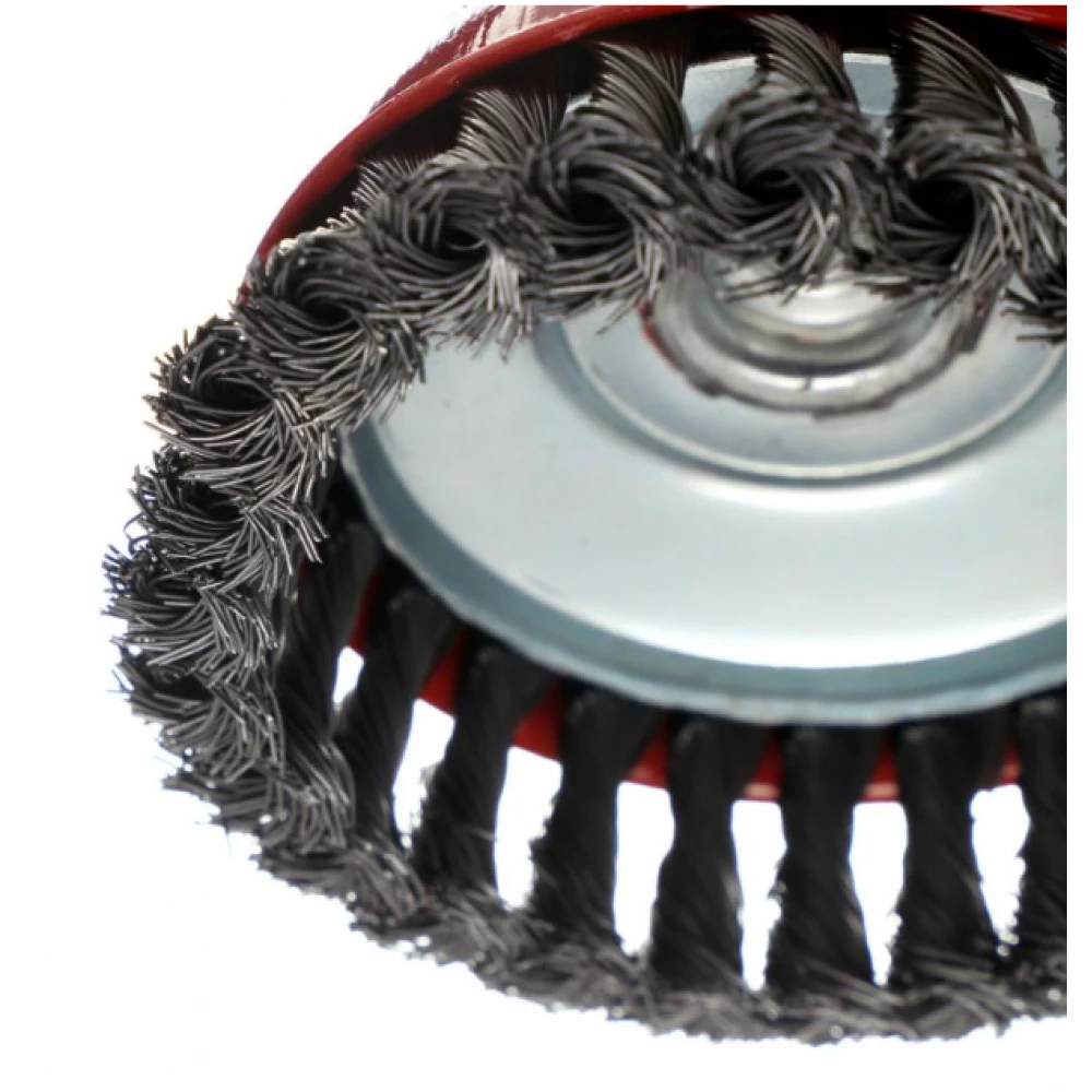 Телена четка за почистване на заварки, M14, 125 мм - KD10973