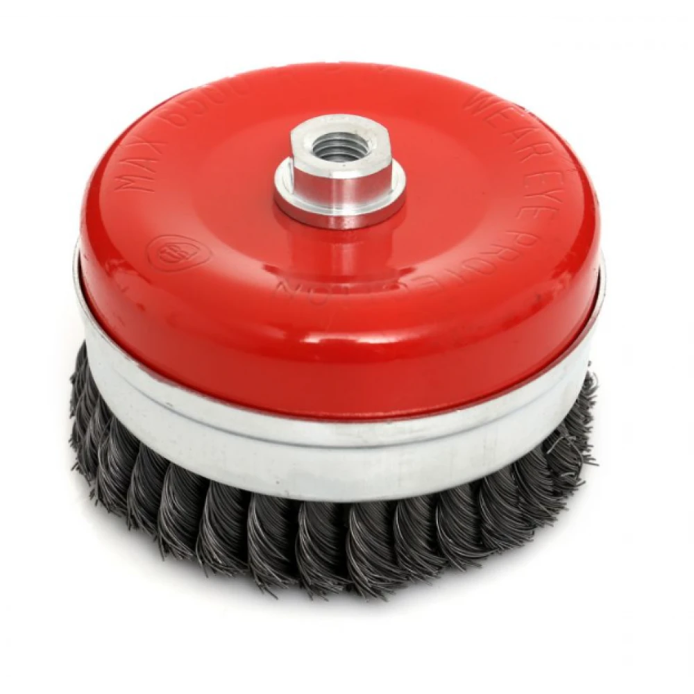 Телена предна четка + лента за глава, M14, 100 мм - KD10978