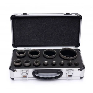 Диамантени прободни триони, в куфар, 12 бр. - KD11227