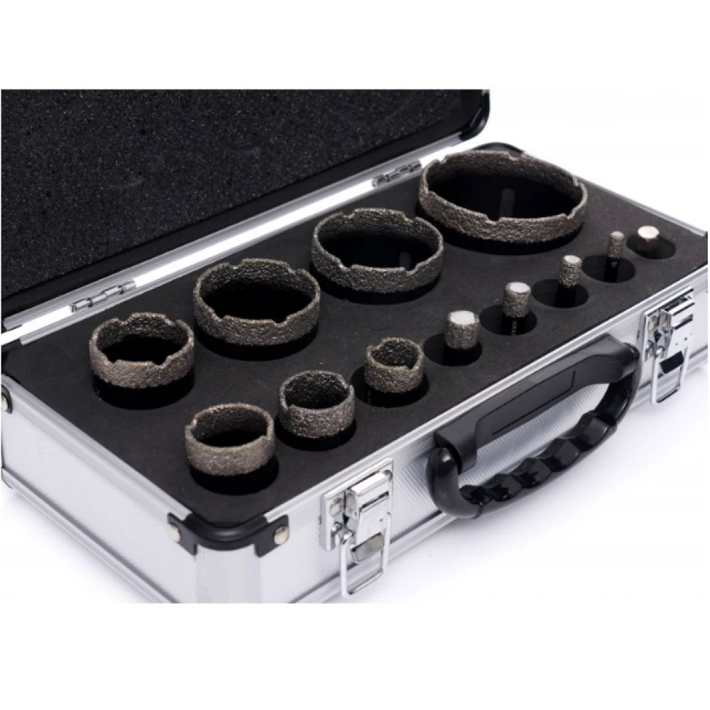 Диамантени прободни триони, в куфар, 12 бр. - KD11227