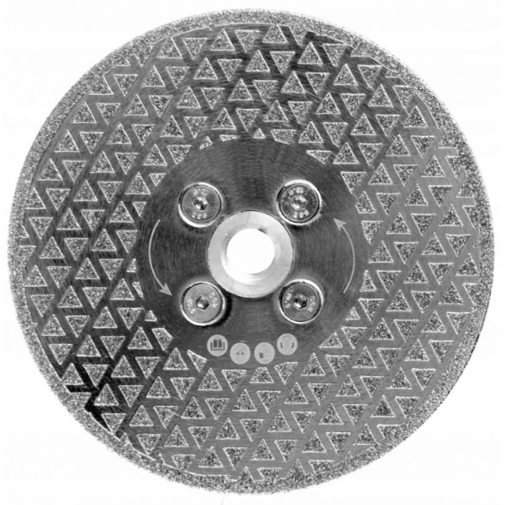 Диамантен диск за скосяване и шлайфане на плочки, 125 мм - KD11228
