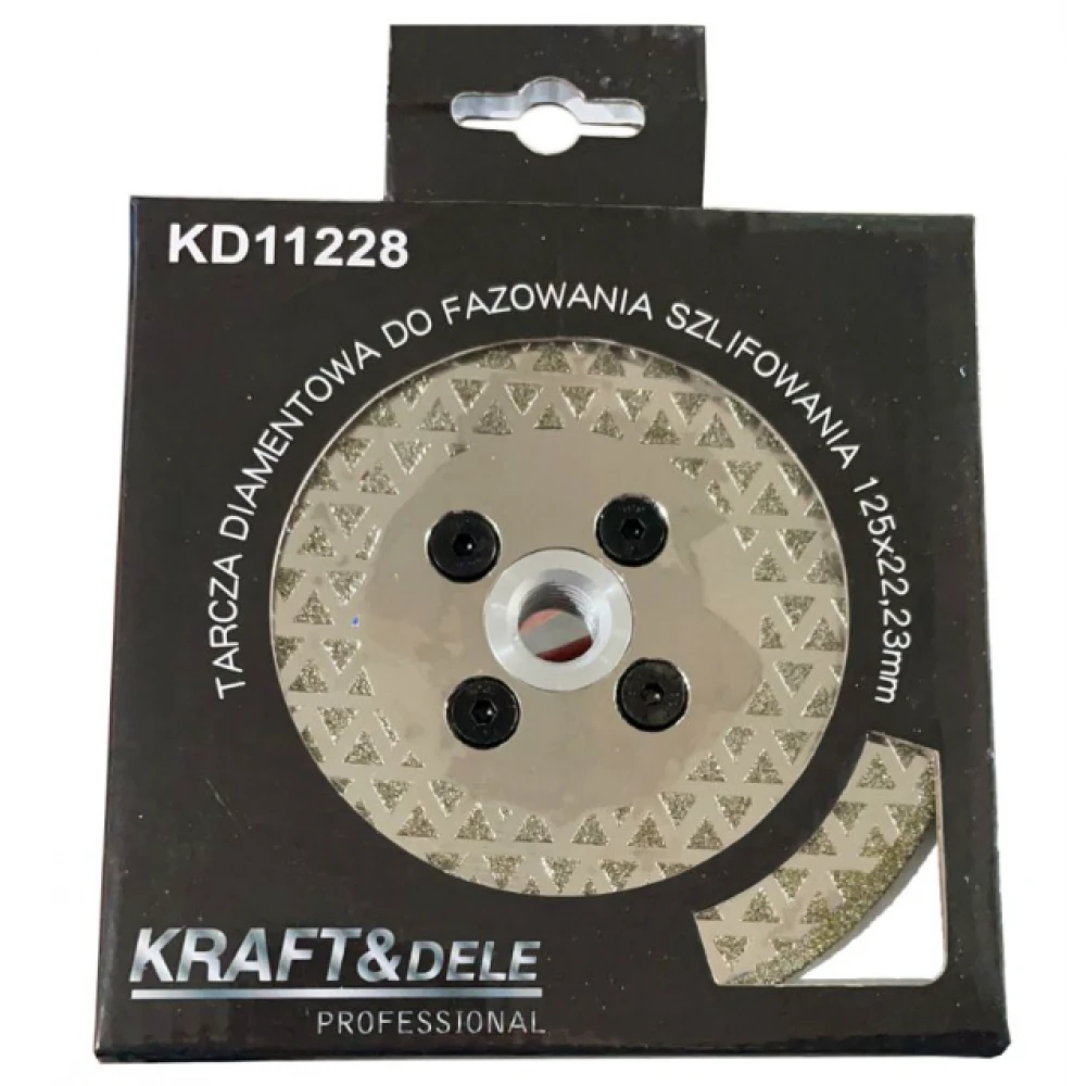 Диамантен диск за скосяване и шлайфане на плочки, 125 мм - KD11228