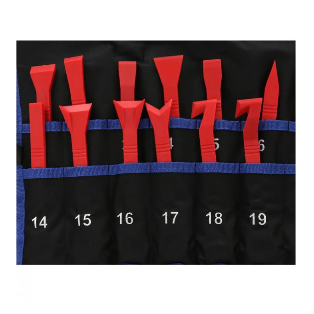 Комплект за демонтаж на тапицерията на автомобили, 27 бр. - KD1130