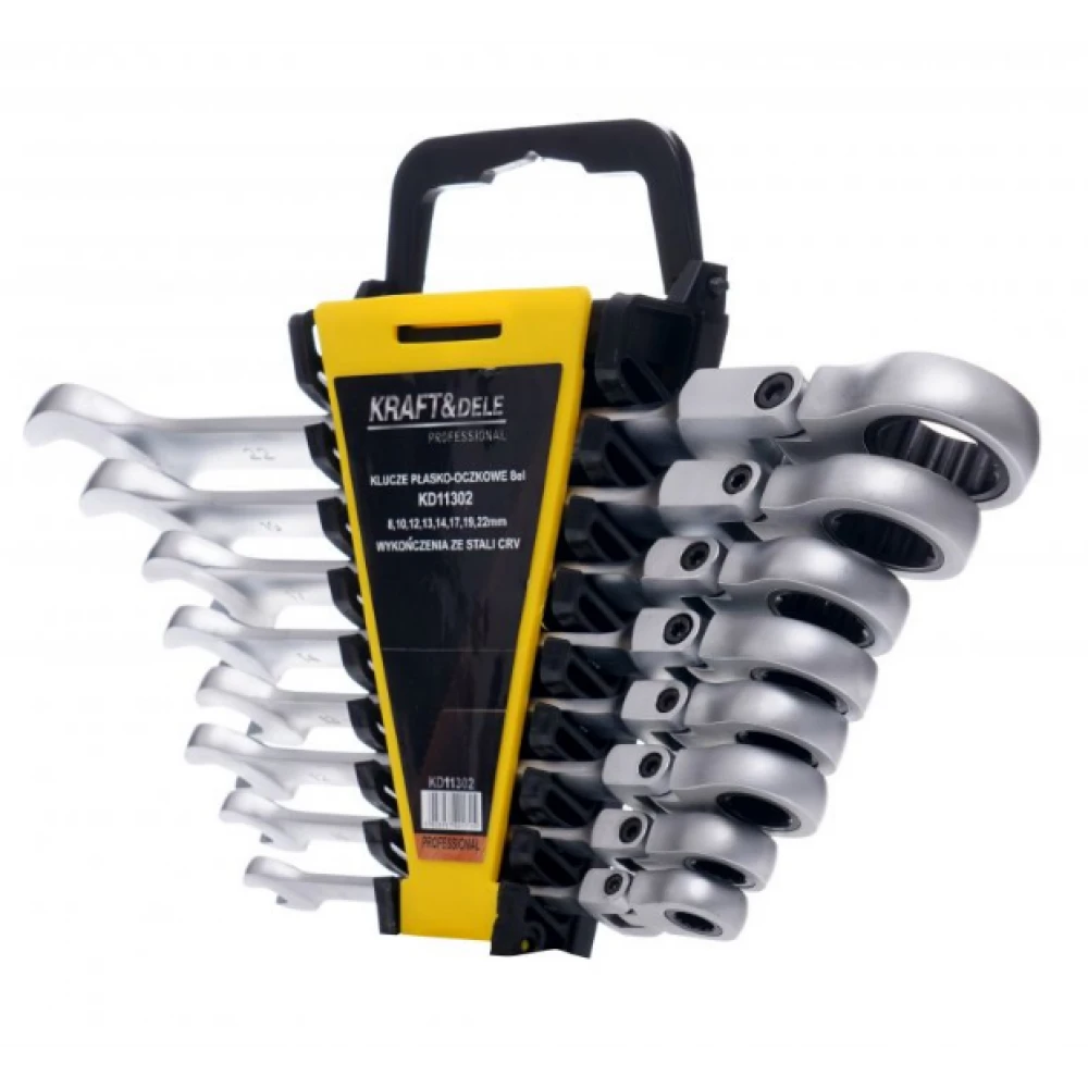 Комплект комбинирани гаечни ключове 8 бр. - KRAFT & DELE KD11302