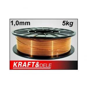 Заваръчна тел, 1.0 мм, 5 кг., помеднена - KD1152