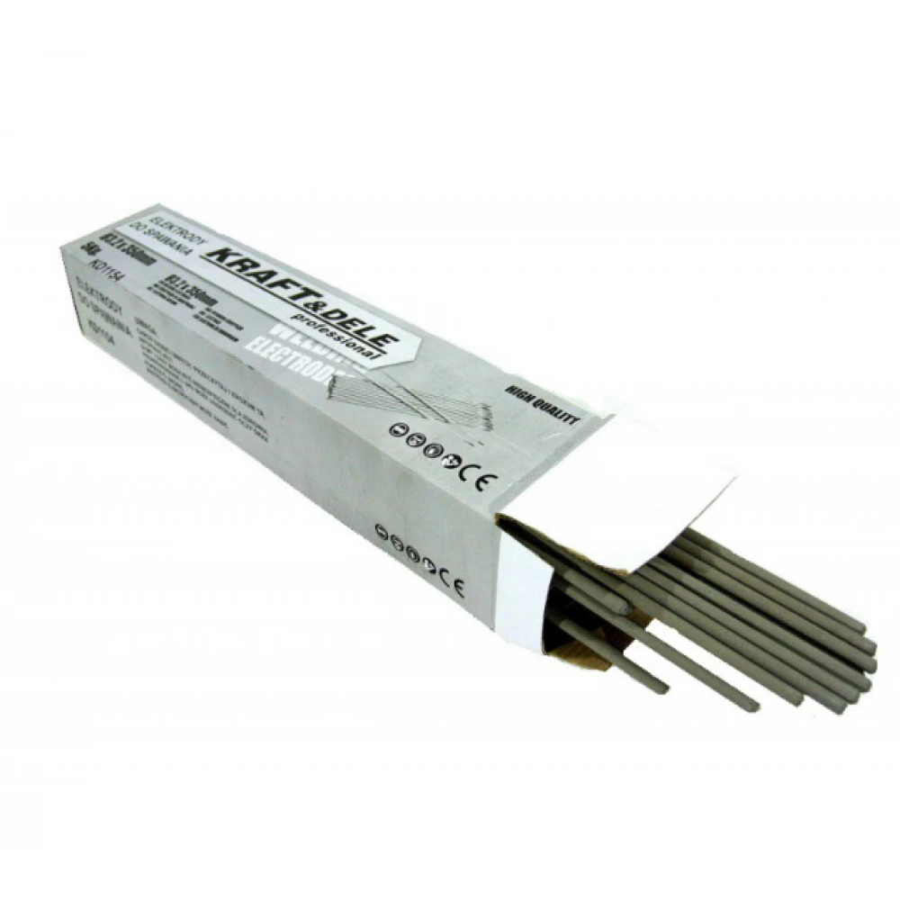 Заваръчни електроди, 2.5 мм x 300 мм рутил, 5 кг. - KD1153