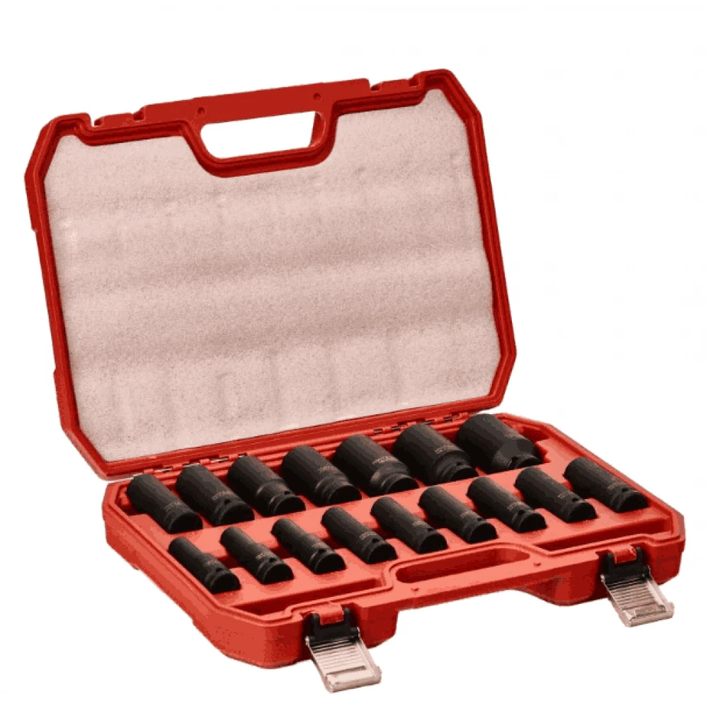 Комплект удължени ударни вложки 1/2", 10-32 мм, 16 броя - KD11749