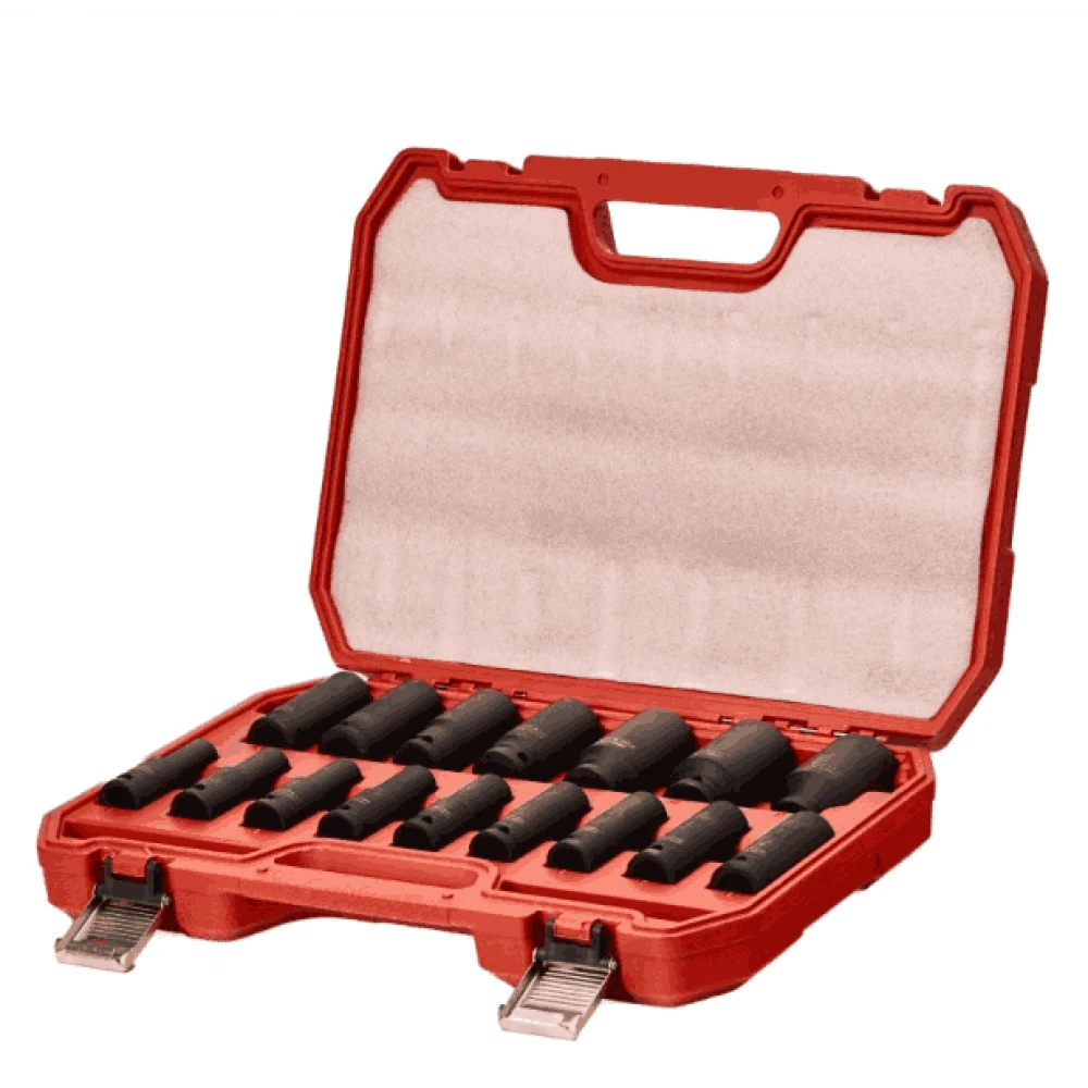 Комплект удължени ударни вложки 1/2", 10-32 мм, 16 броя - KD11749