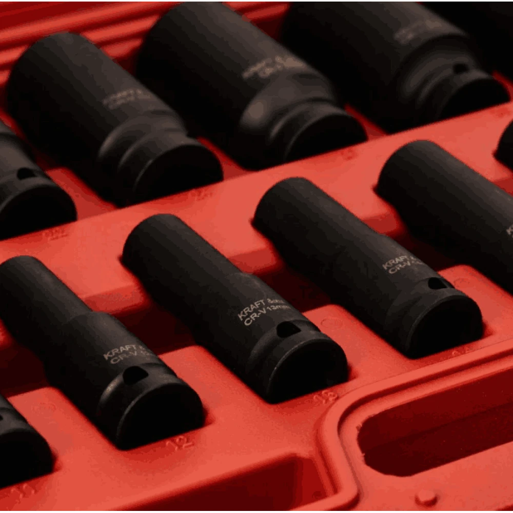 Комплект удължени ударни вложки 1/2", 10-32 мм, 16 броя - KD11749