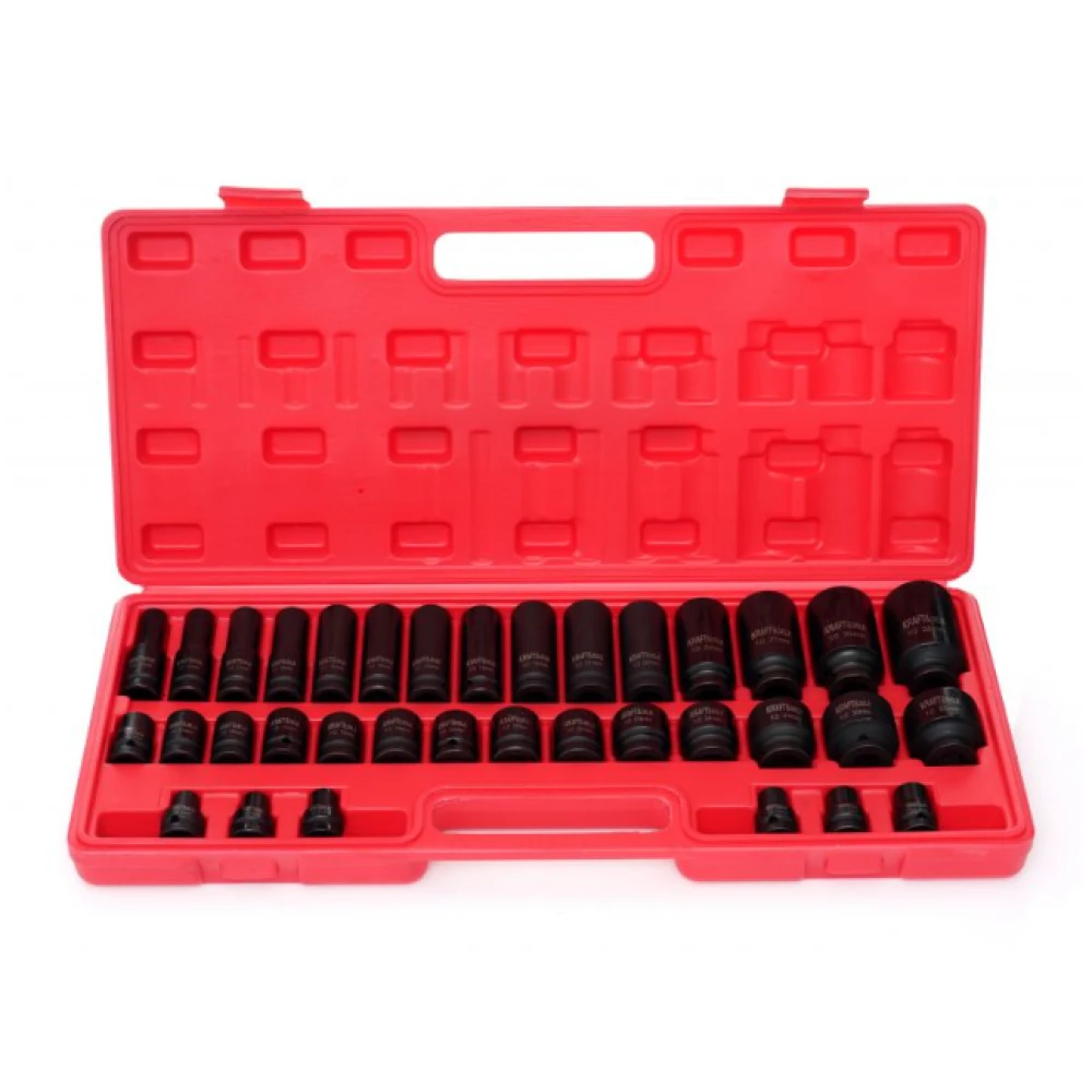 Професионален комплект ударни вложки, 1/2", 35 бр. - KD11757