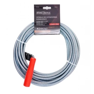 Спирала за почистване на канали, 9 мм x 10 м - KD11767