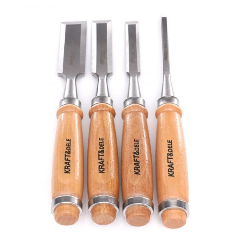 Комплект дърводелски длета, 4 бр. - KD11770