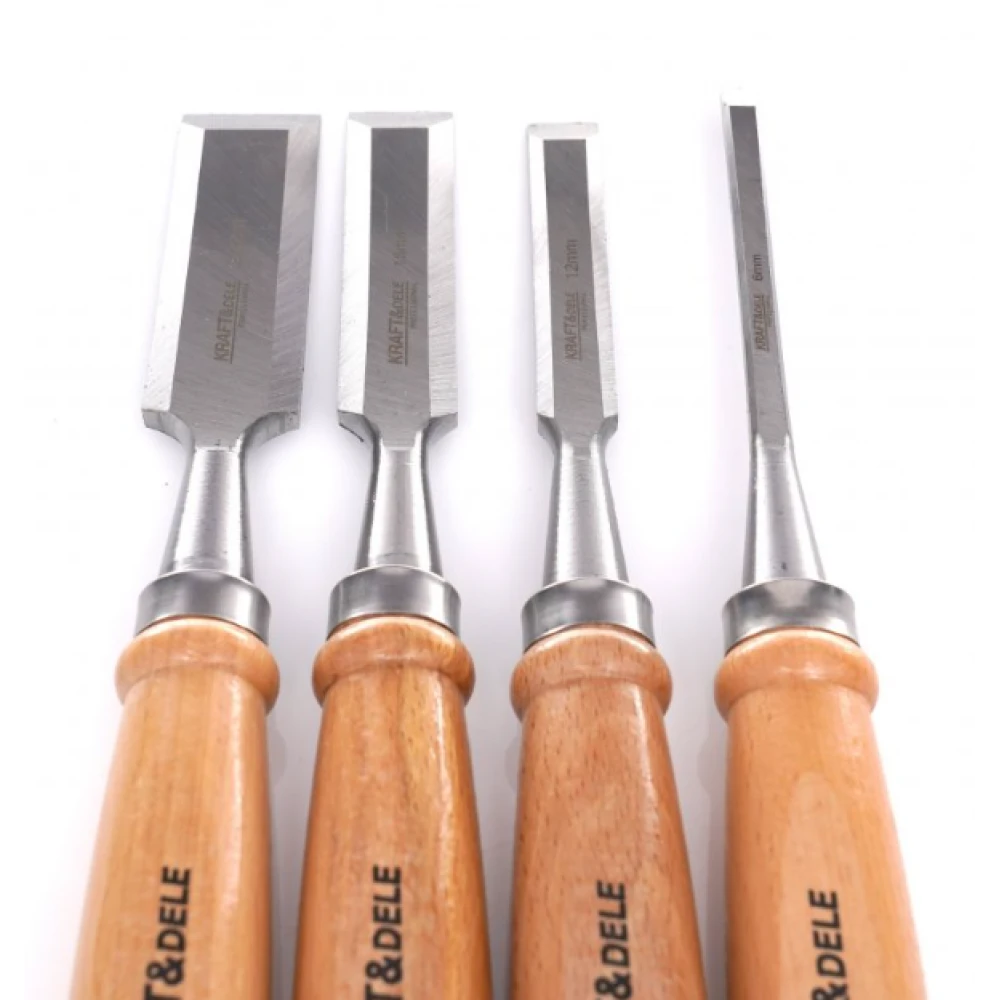Комплект дърводелски длета, 4 бр. - KD11770