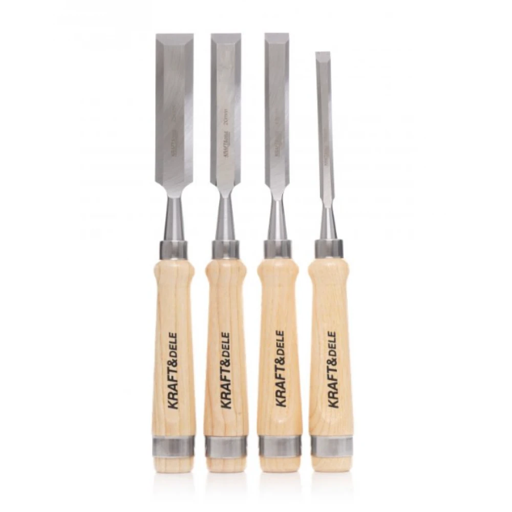 Комплект дърводелски длета, 4 бр., 10, 16, 20, 25 мм - KD11771