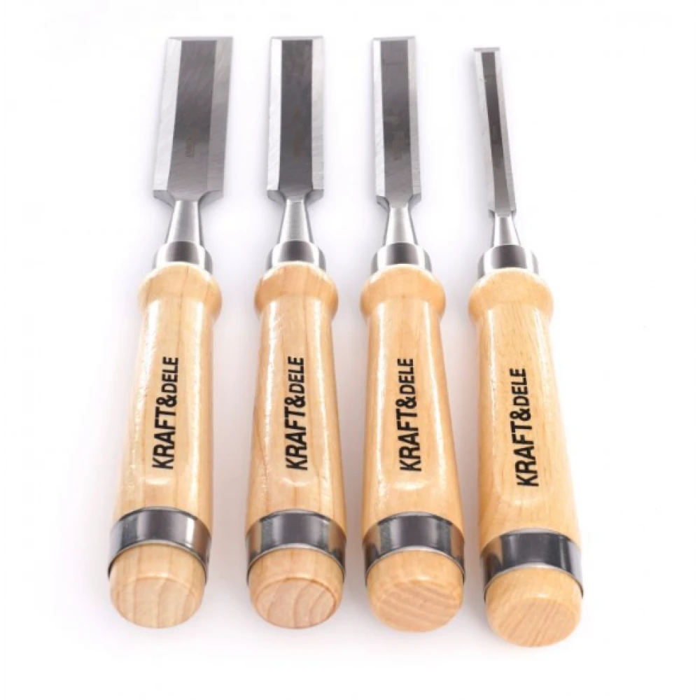 Комплект дърводелски длета, 4 бр., 10, 16, 20, 25 мм - KD11771