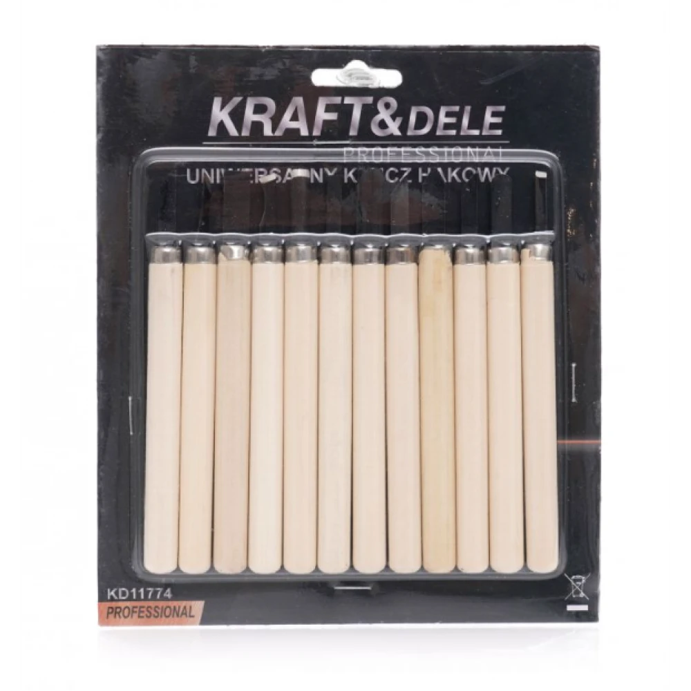 Kомплект длета за дърворезба, 12 елемента - KD11774