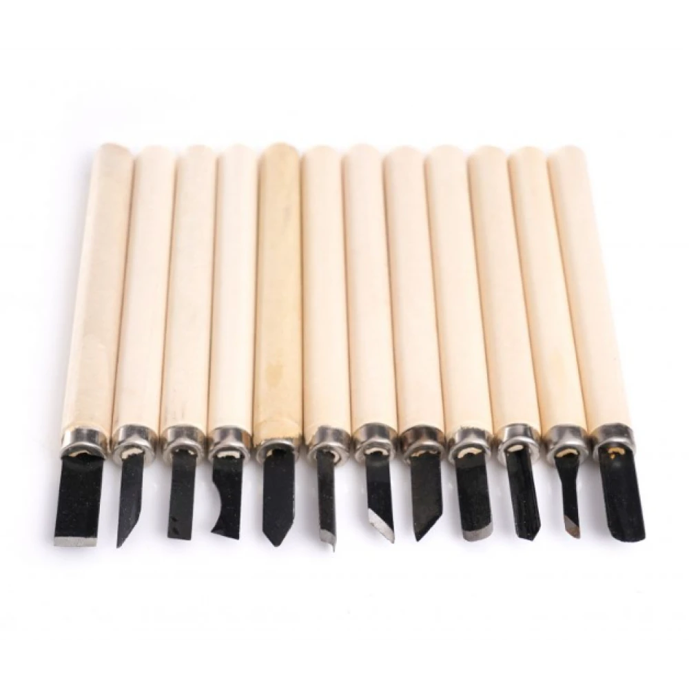 Kомплект длета за дърворезба, 12 елемента - KD11774