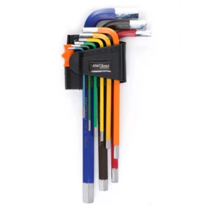 Комплект цветни шестонични имбуси 9 ел. - KRAFT & DELE KD11931