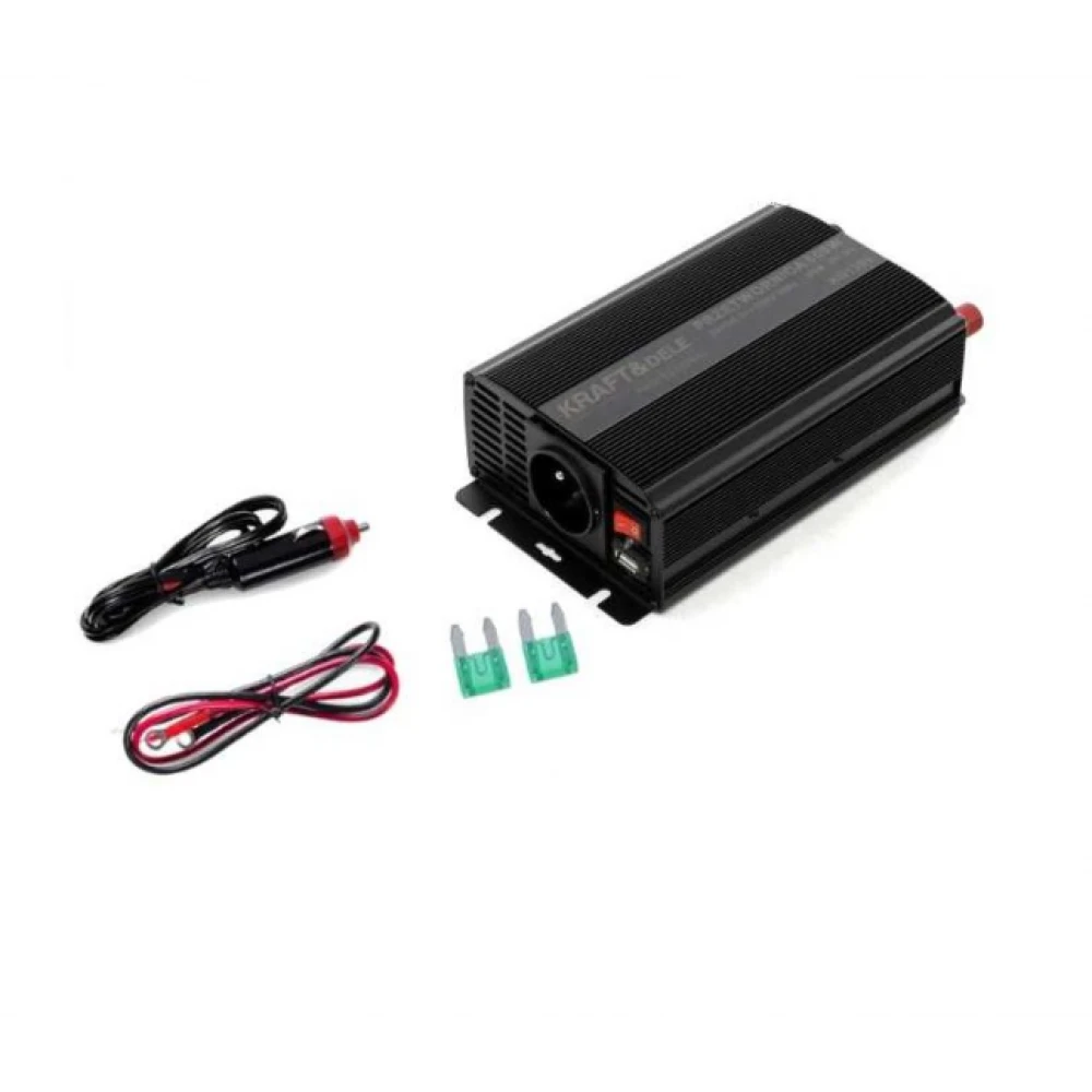 Преобразувател на напрежение, 12V към 230V, 300 / 600W - KD1257