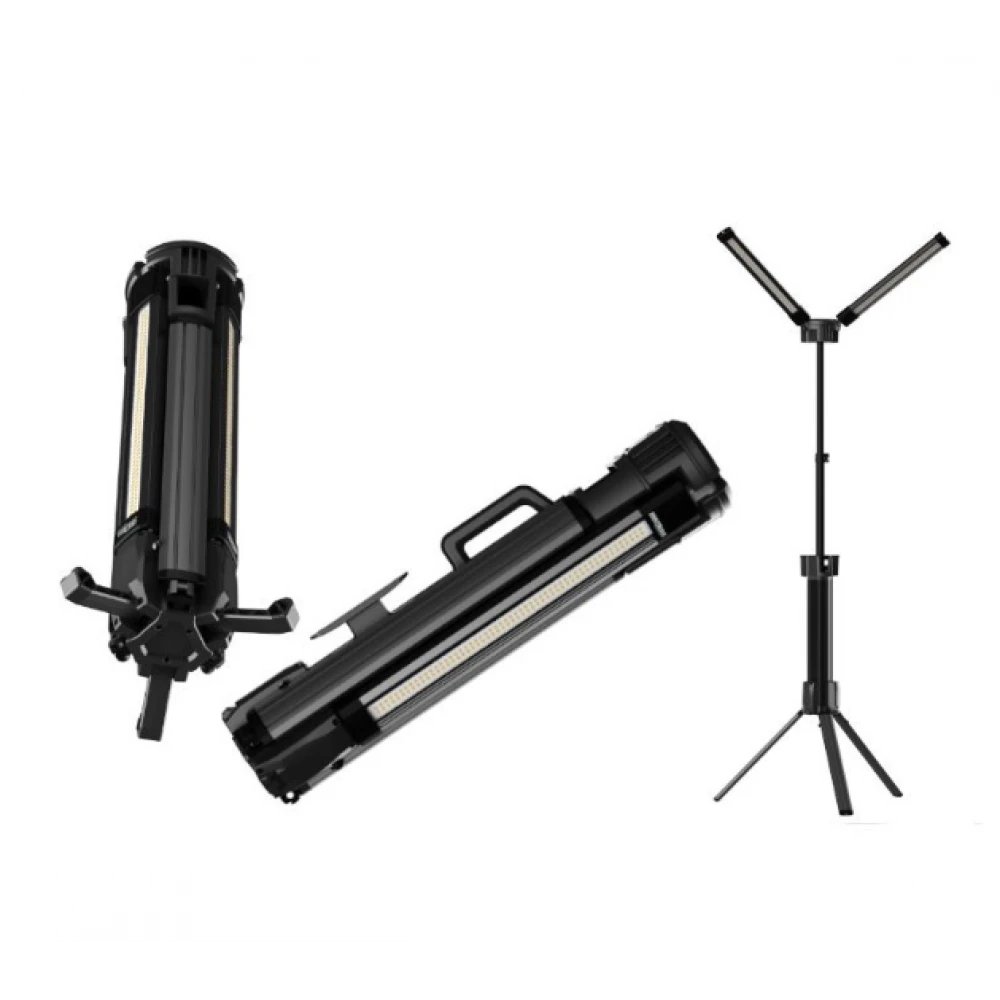 Професионална лампа на стойка, 10000 Lm 2 x 21700, 4000 mAh - KD1266