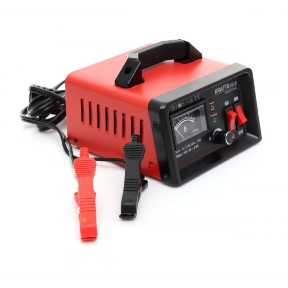 Зарядно за автомобилен акумулатор, 6V / 12V, 75 W - KD1288