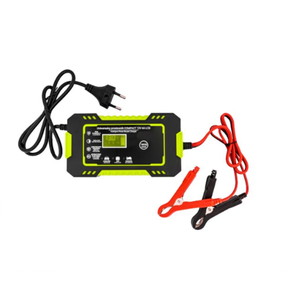 Автоматичен LCD токоизправител на батерия, 12V / 6A - KD1290