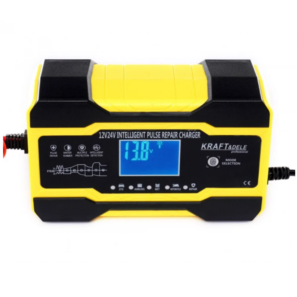 Автоматичен универсален токоизправител, 12/24V, 5A/10A - KD1291