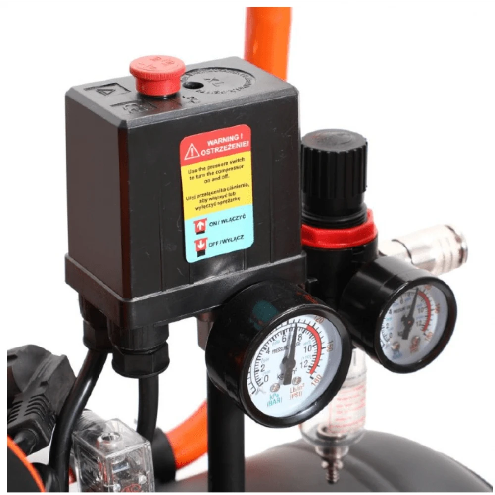 Безмаслен/тих компресор 100л. /3 x 1500W - Kraft&Dele KD1394