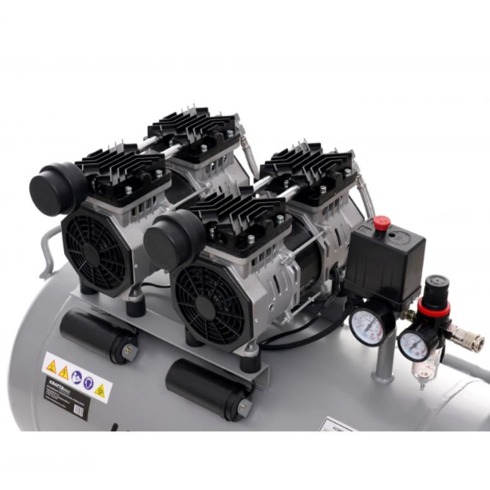 Безмаслен компресор 100L, 2 x 1500W, 8 бара - KD1398