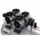Безмаслен компресор 100L, 2 x 1500W, 8 бара - KD1398