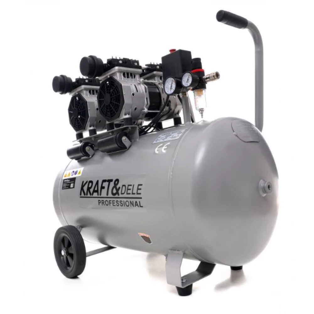 Безмаслен компресор 100L, 2 x 1500W, 8 бара - KD1398