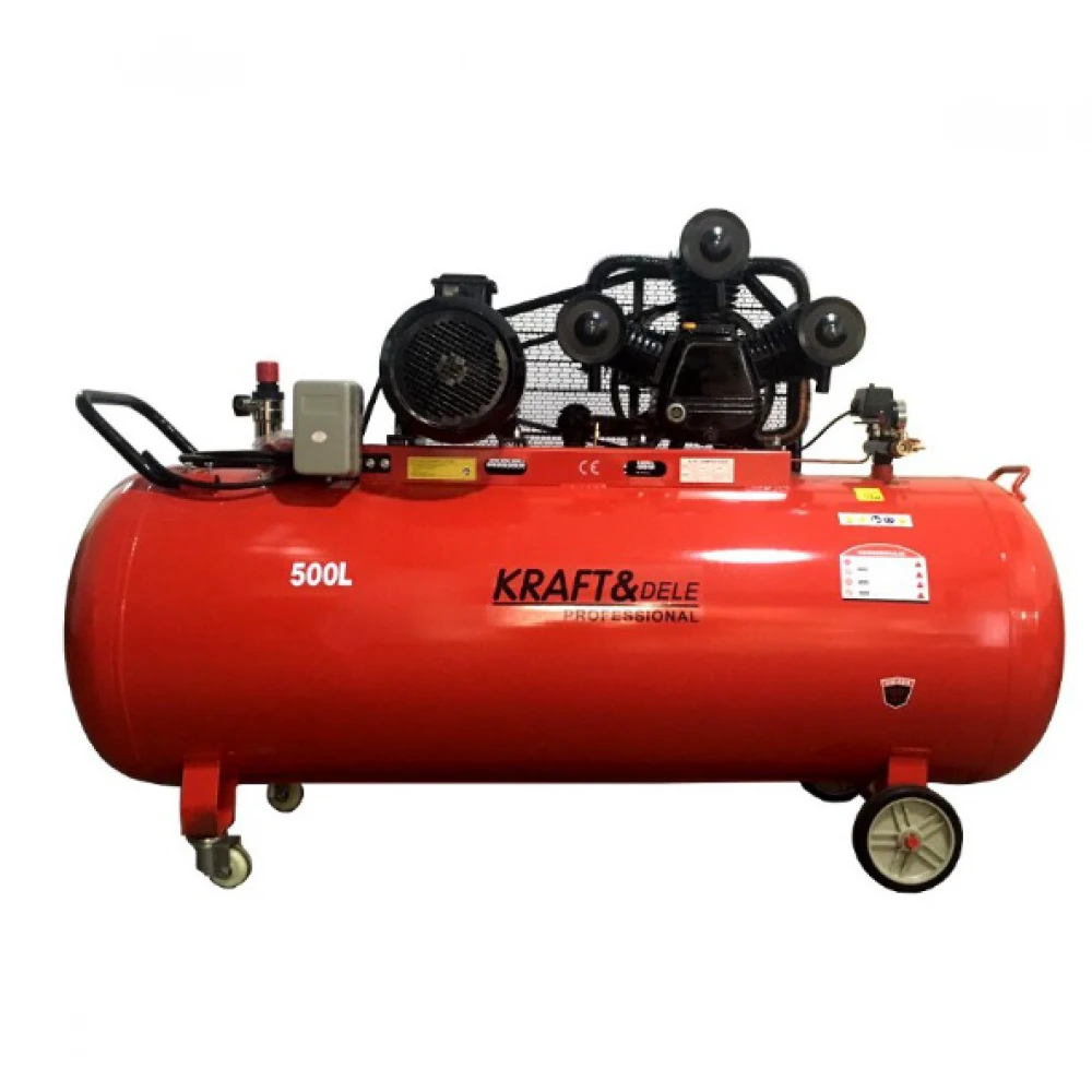 Маслен компресор с 3 бутала 500L, 400V, 9 bar - KD1413