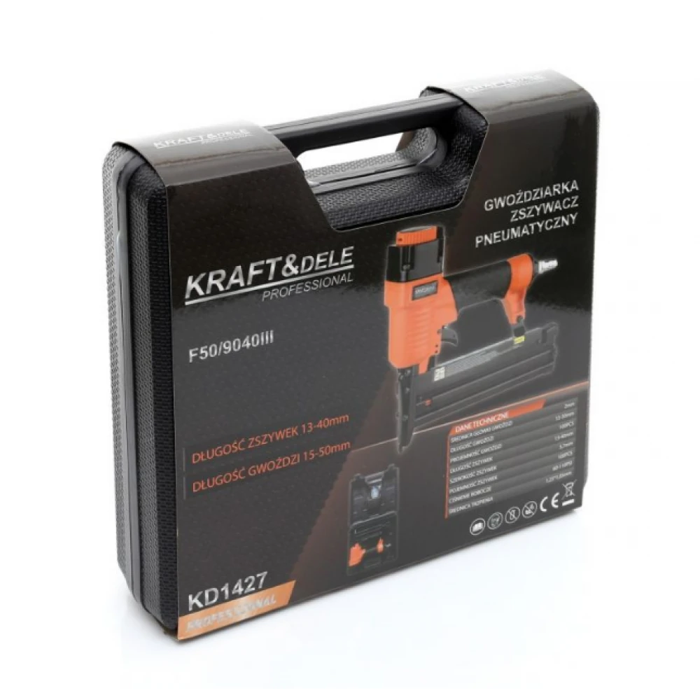 Пневматичен такер / машина за пирони / телбод 2 в 1 KD1427