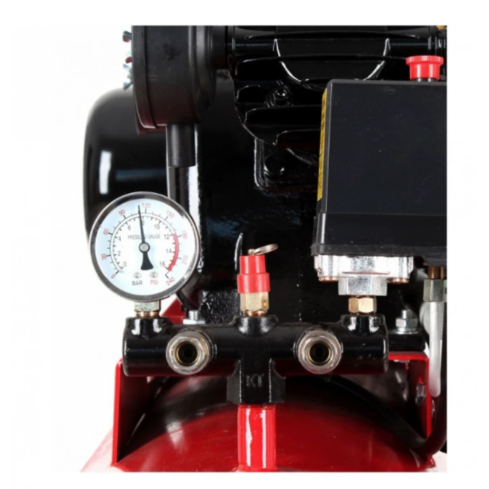 Маслен компресор с 3 бутала + сепаратор, 200L, 400V, 8 bar - KD1474