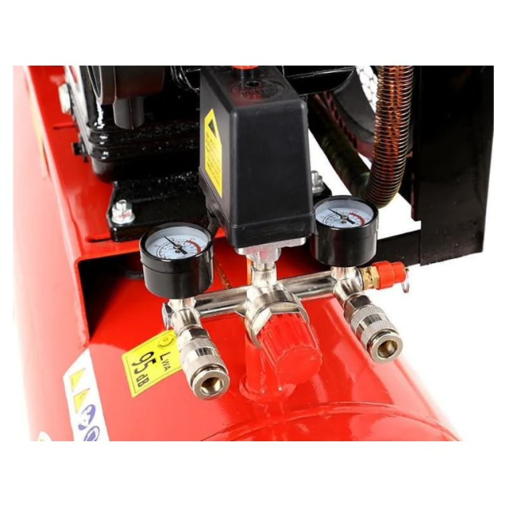 Маслен компресор с 3 бутала + сепаратор, 100L, 400V, 8 bar - KD1477