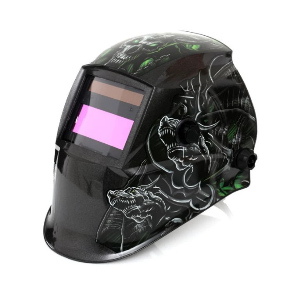 Автозатъмняваща заваръчна маска с професионален LCD - KD1894