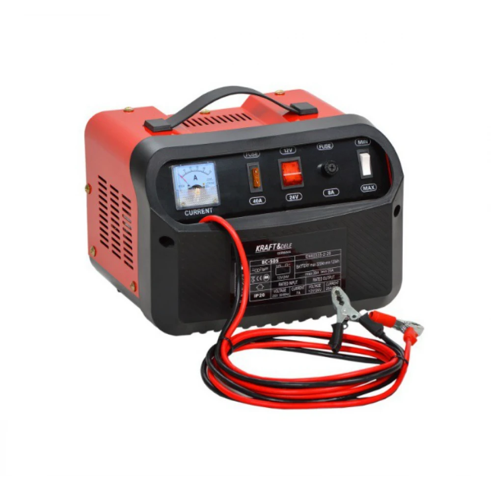 Токоизправител за кола, 12V, 24V, 10 A, 60 Ah - KD1905