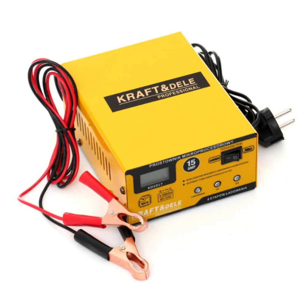 Микропроцесорен токоизправител, 15А, 6/12V - KD1917