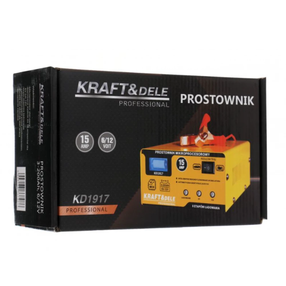 Микропроцесорен токоизправител, 15А, 6/12V - KD1917